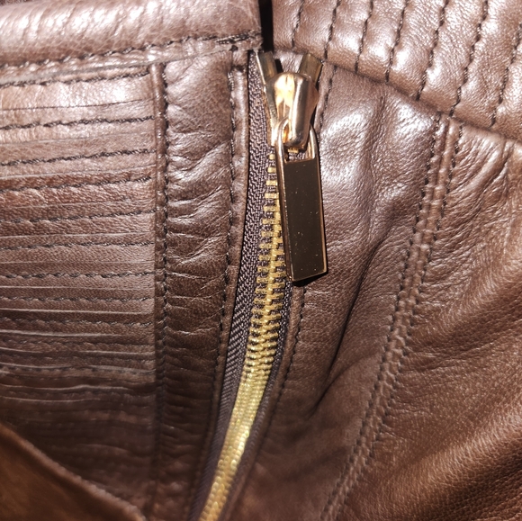 Badgley Mischka Gia leather jacket NWOT - Picture 9 of 15